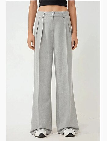 Pantalon large taille haute style palazzo hiccup