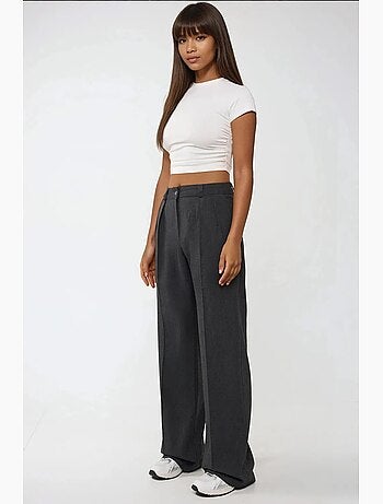 Pantalon large taille haute style palazzo hiccup