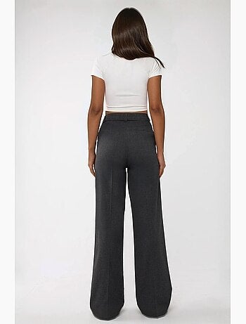 Pantalon large taille haute style palazzo hiccup