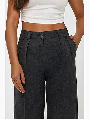 Pantalon large taille haute style palazzo hiccup