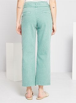 Pantalon large taille haute - Kiabi