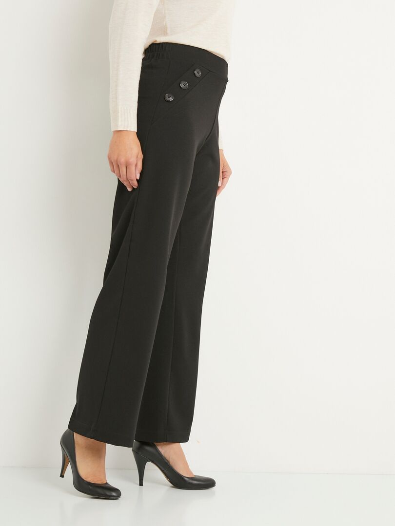 Pantalon Chino Garçon - Coupe Régulière - Taille Élastique - Pour École Et Cérémonies