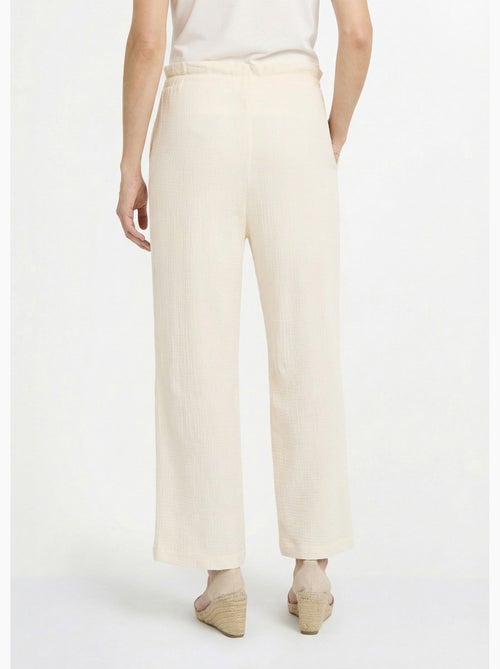 Pantalon large tendance, gaze de coton - AFIBEL - Kiabi Pantalon large tendance, gaze de coton - AFIBEL - Kiabi