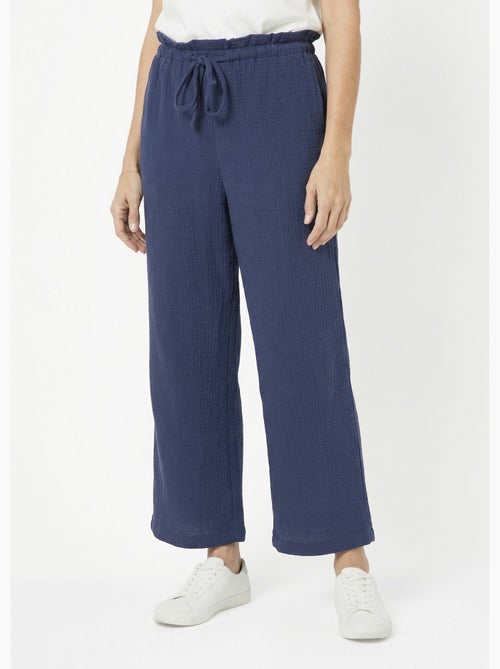 Pantalon large tendance, gaze de coton - AFIBEL - Kiabi Pantalon large tendance, gaze de coton - AFIBEL - Kiabi