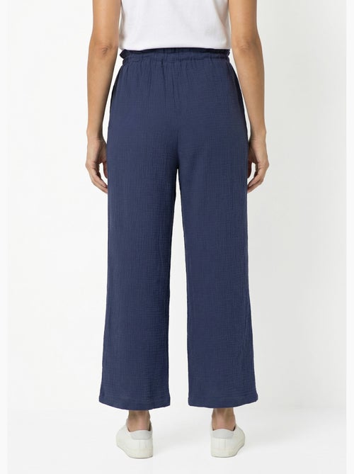 Pantalon large tendance, gaze de coton - AFIBEL - Kiabi Pantalon large tendance, gaze de coton - AFIBEL - Kiabi