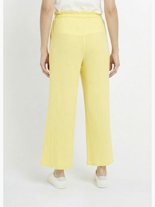 Pantalon large tendance, gaze de coton - AFIBEL - Kiabi