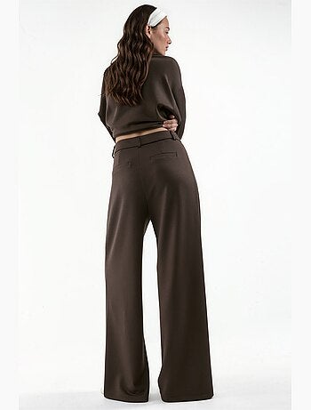 Pantalon large texturé doux hiccup