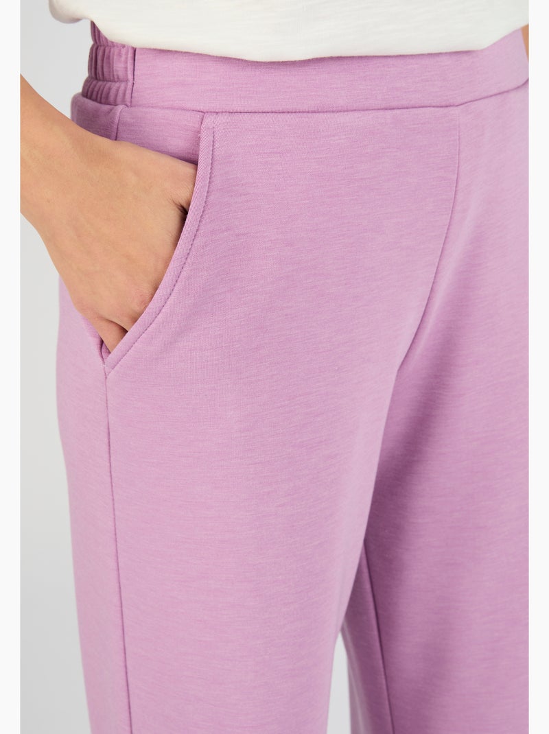 Pantalon large Thermolactyl - Happy D. by Damart Rose parme - Kiabi