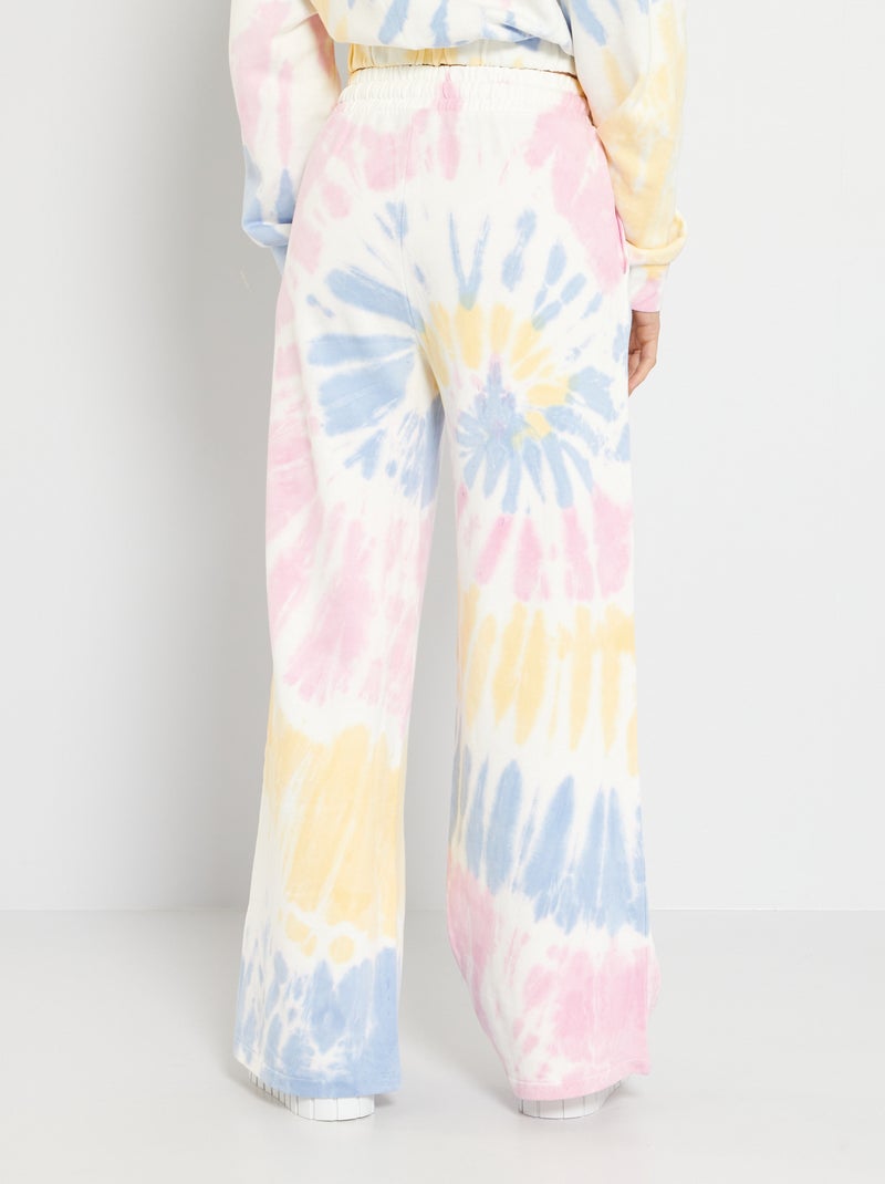 Pantalon large tie and dye tie and dye Kiabi