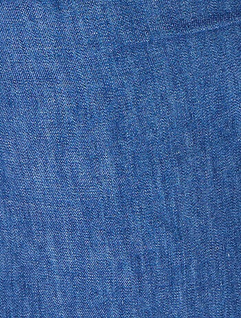 Pantalon large tissu chambray - Damart