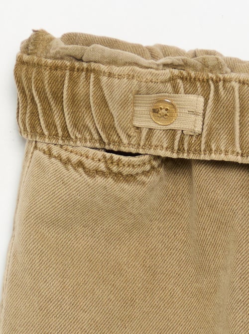 Pantalon large uni - Kiabi Pantalon large uni - Kiabi