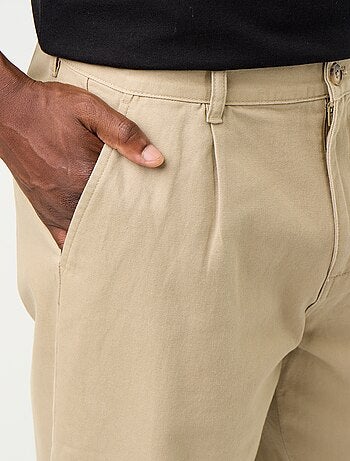 Pantalon large uni forme relax