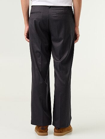 Pantalon large uni