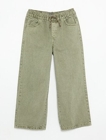 Pantalon large uni