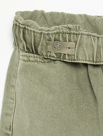 Pantalon large uni