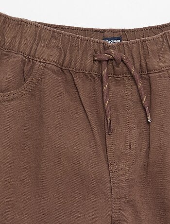 Pantalon large uni