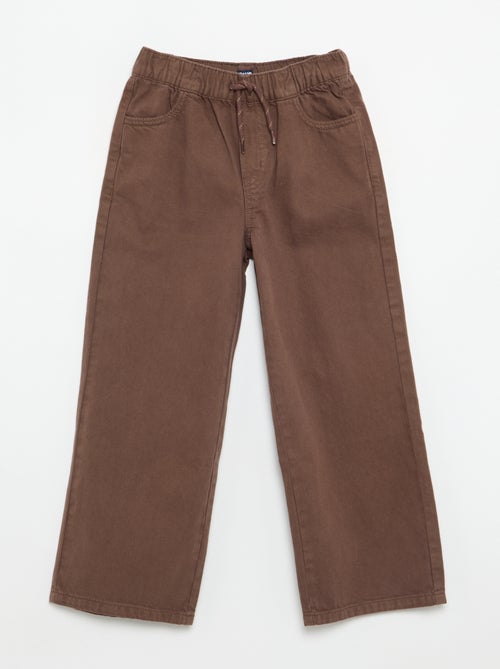 Pantalon large uni - Kiabi Pantalon large uni - Kiabi
