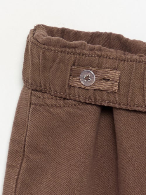 Pantalon large uni - Kiabi Pantalon large uni - Kiabi