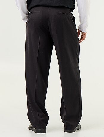 Pantalon large uni
