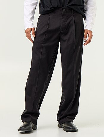 Pantalon large uni