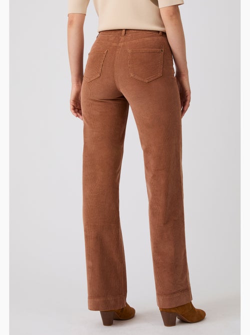 Pantalon large velours perfect fit by damart - damart - Kiabi Pantalon large velours perfect fit by damart - damart - Kiabi