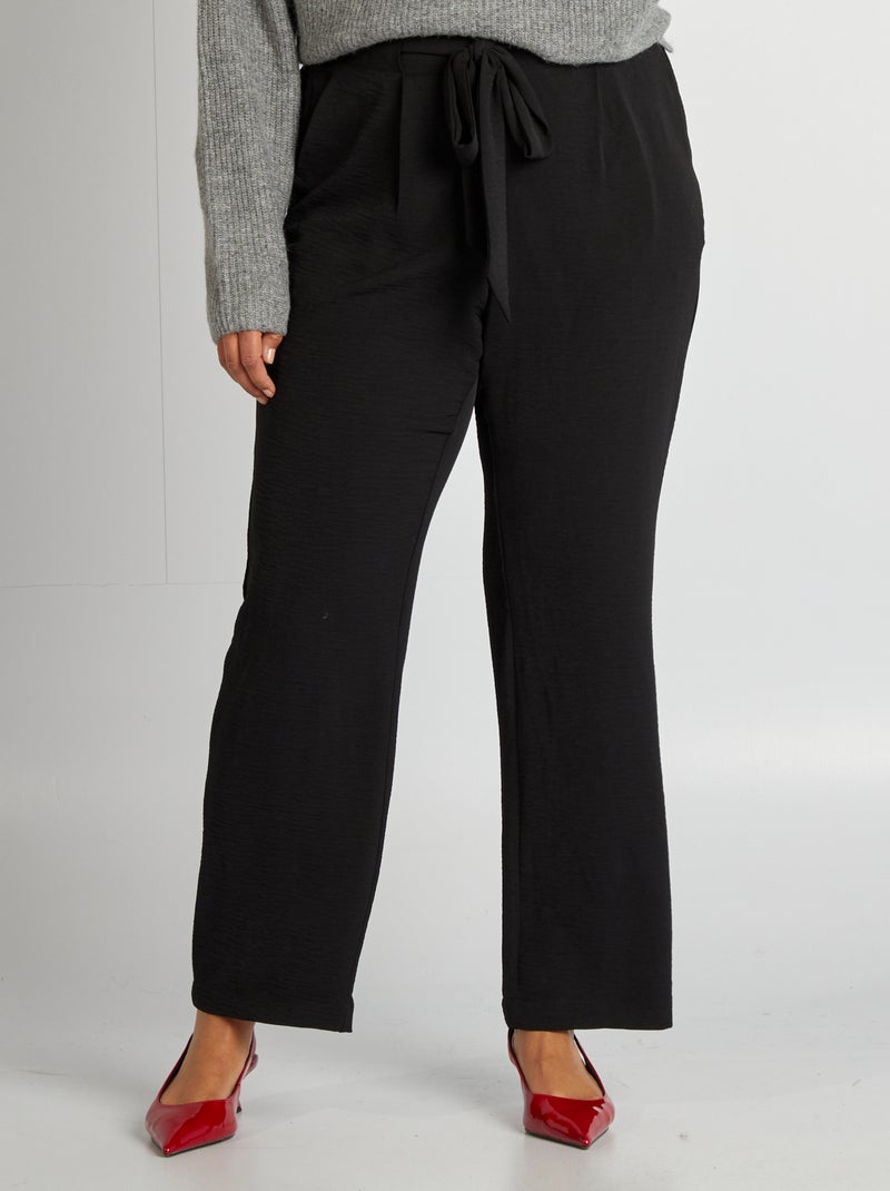 Pantalon large 'Vero Moda Curve' noir - Kiabi