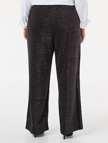 Pantalon large 'Vero Moda' en maille glitter