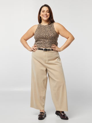 Pantalon large / wide leg