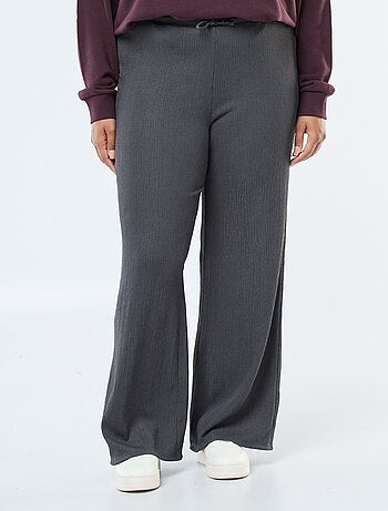 Pantalon large / wide leg plissé