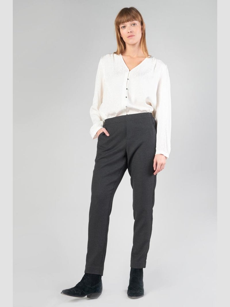 Pantalon LAYKEN droite 'Le Temps Des Cerises' Gris - Kiabi