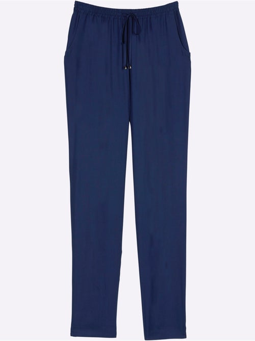 Pantalon léger avec ceinture élastique et 2 poches - Taille standard - Moda Vilona - Kiabi Pantalon léger avec ceinture élastique et 2 poches - Taille standard - Moda Vilona - Kiabi