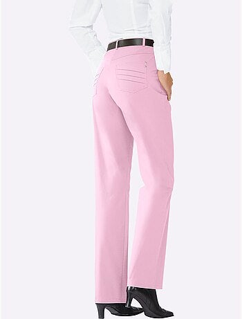 Pantalon chic avec poches décoratives et ceinture élastique - Taille courte - Witt
