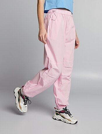 Pantalon de sport large - rose - Kiabi - 12.00€