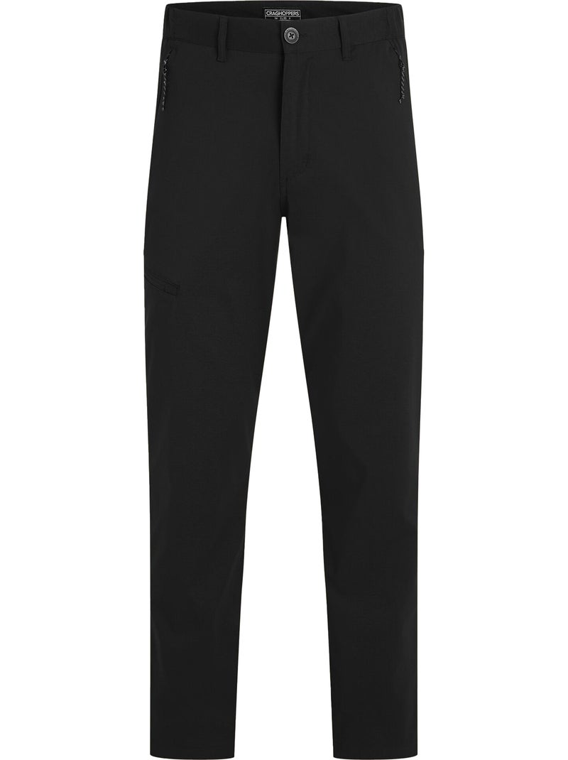 Pantalon léger et uni à taille mi-haute semi-élastiquée kiwi pro - craghoppers Noir - Kiabi