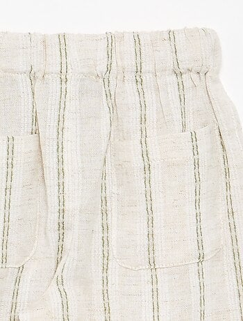 Pantalon léger rayé