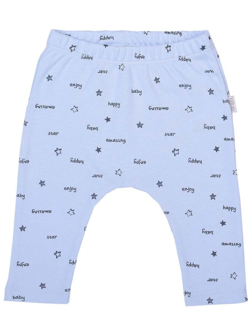 Pantalon legging bébé , Enjoy Kitikate Bleu - Kiabi