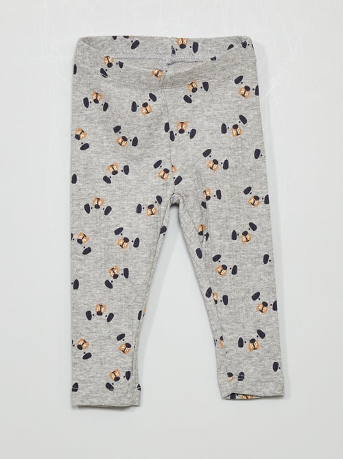 Pantalon legging côtelé - Kiabi