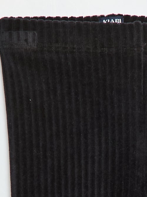 Pantalon legging en velours - Kiabi