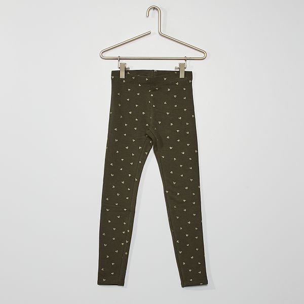 legging brun fille