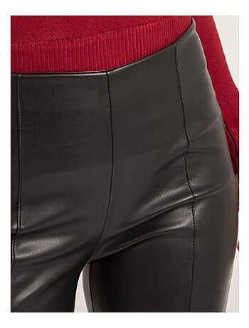 Pantalon legging simili cuir ELENA