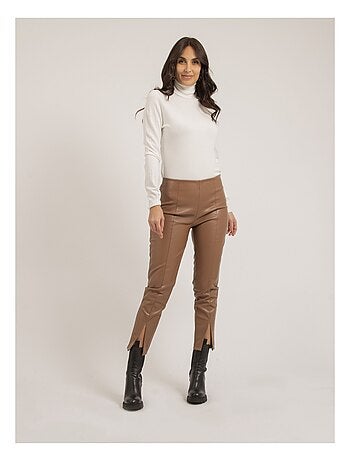 Pantalon legging simili ELENA