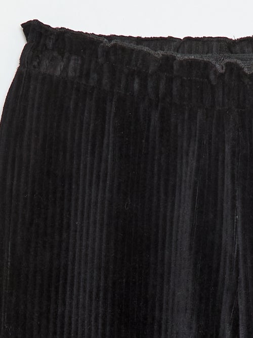 Pantalon legging wide leg en velours côtelé - Kiabi