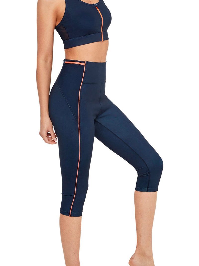 Pantalon leggings court de sport st8 Bleu marine - Kiabi