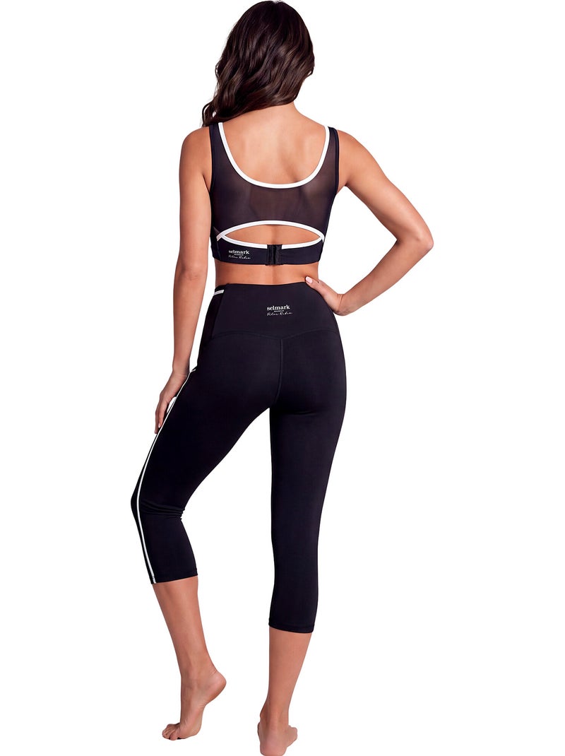 Pantalon leggings court de sport st8 Noir - Kiabi