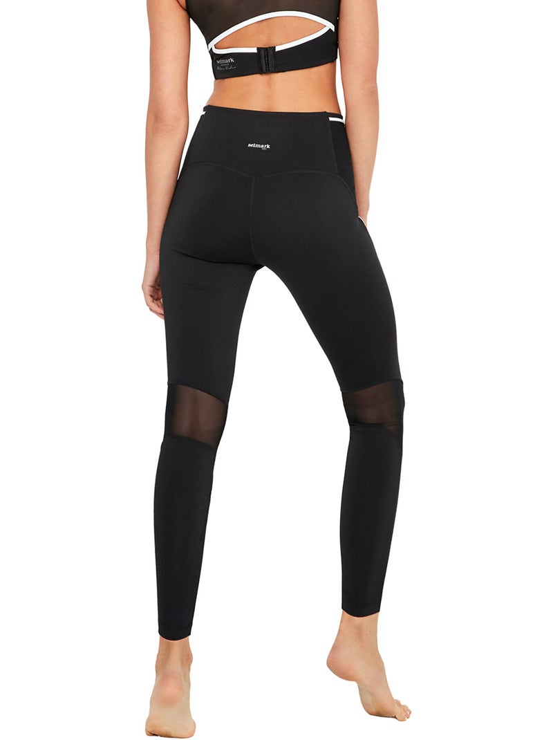 Pantalon leggings long de sport st8 Noir - Kiabi