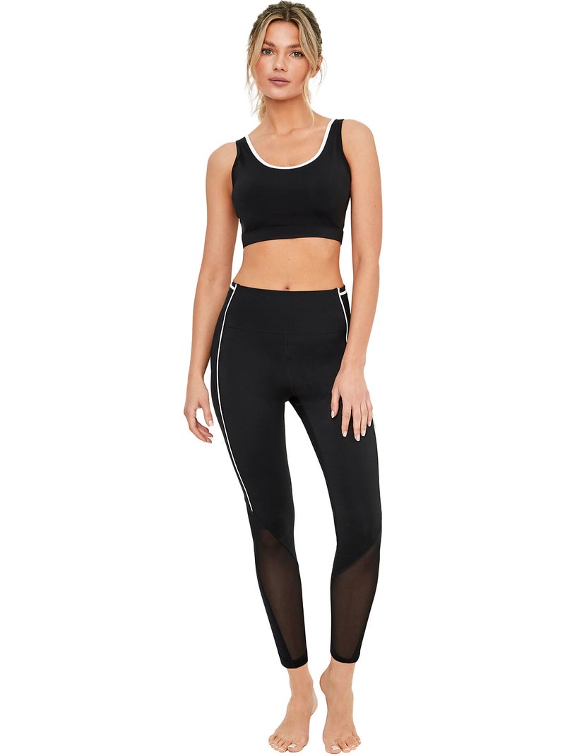 Pantalon leggings long de sport st8 Noir - Kiabi