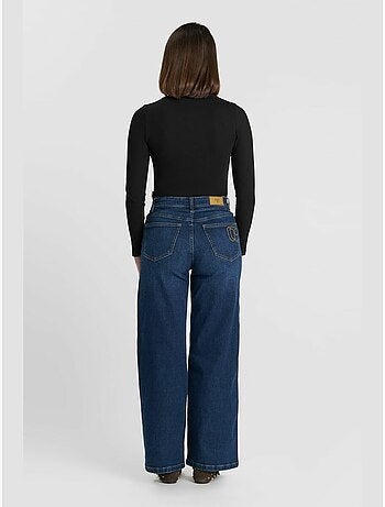 Pantalon lexygi loose, large en jeans 'le temps des cerises'