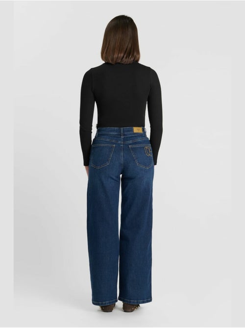 Pantalon lexygi loose, large en jeans 'le temps des cerises' - Kiabi Pantalon lexygi loose, large en jeans 'le temps des cerises' - Kiabi