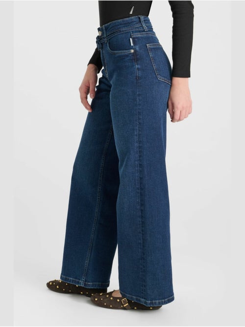 Pantalon lexygi loose, large en jeans 'le temps des cerises' - Kiabi Pantalon lexygi loose, large en jeans 'le temps des cerises' - Kiabi