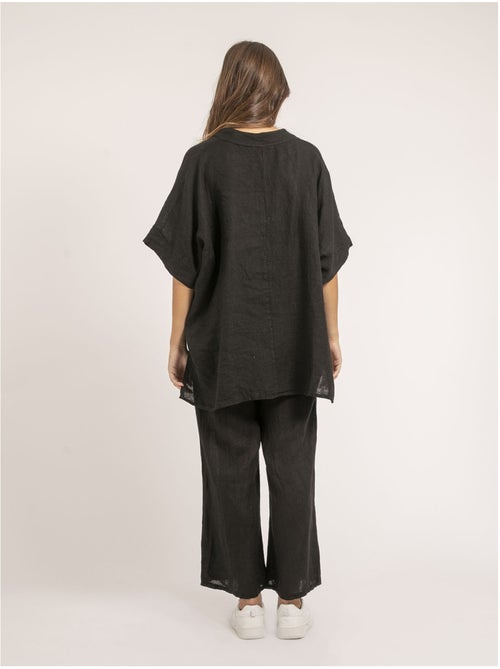 Pantalon lin ernest - Kiabi Pantalon lin ernest - Kiabi